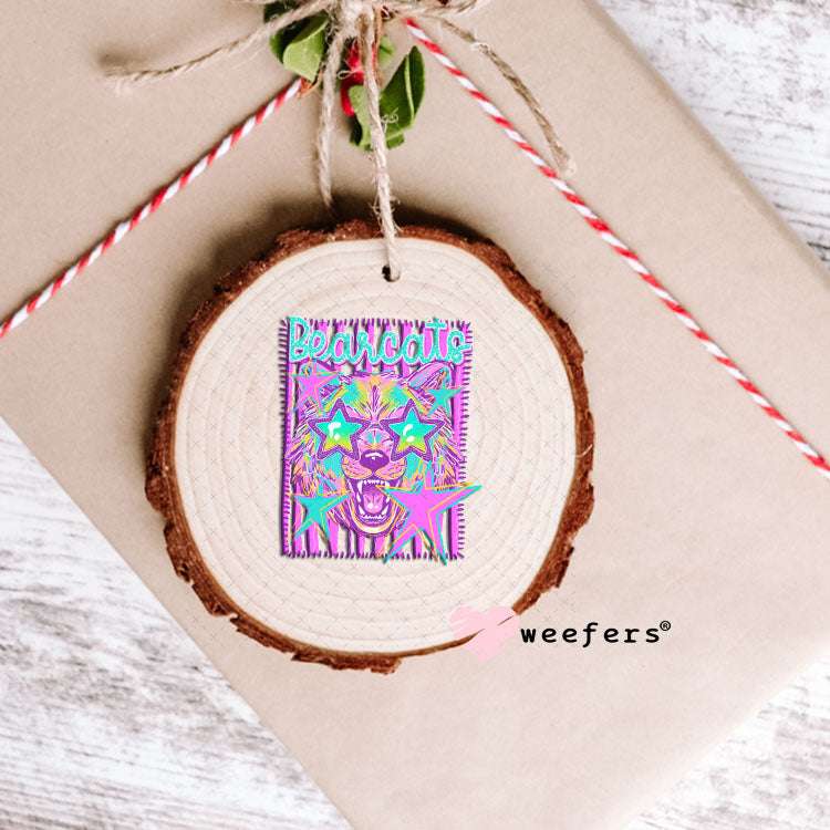 UV DTF Decal - Bobcats Colorful Mascot Ornament Weefers