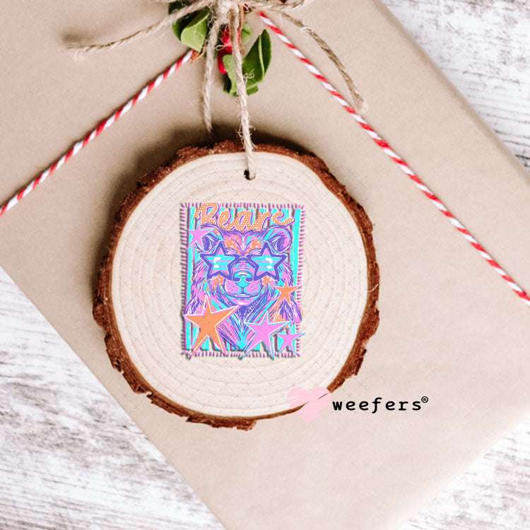 UV DTF Decal - Bears Colorful Mascot Ornament Weefers