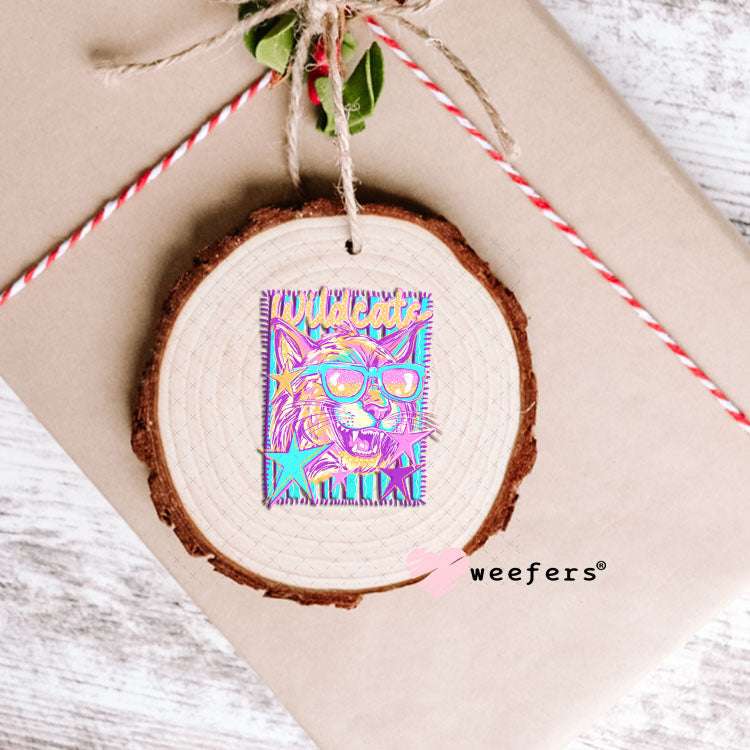 UV DTF Decal - Wildcats Colorful Mascot Ornament Weefers