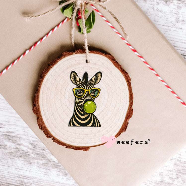 UV DTF Decal - Bubble Zebra Ornament Weefers