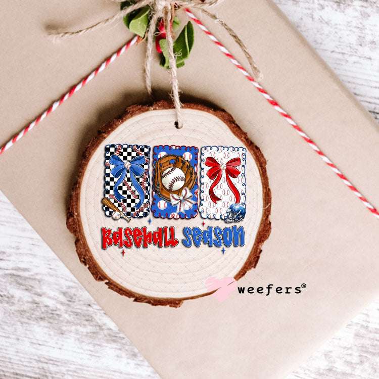 UV DTF Decal - Baseball Season Ornament Weefers