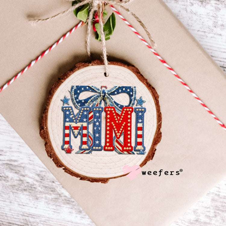 UV DTF Decal - Mimi USA Ornament Weefers