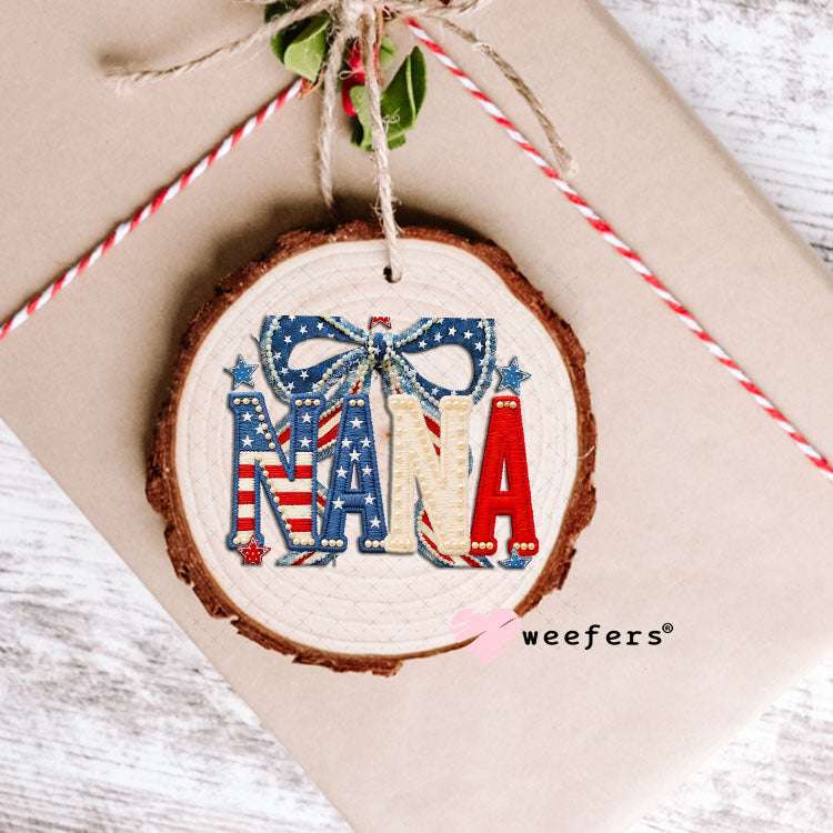 UV DTF Decal - Nana USA Ornament Weefers