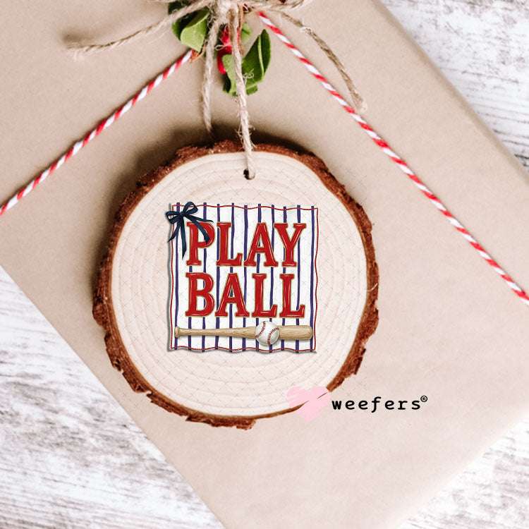 UV DTF Decal - Play Ball Ornament Weefers