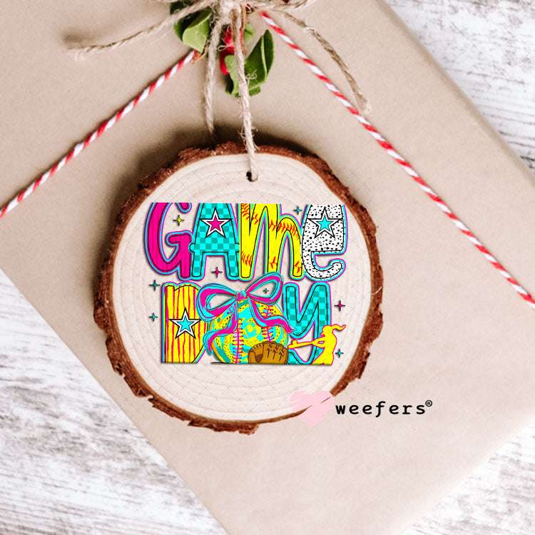 UV DTF Decal - Game Day Softball Ornament Weefers