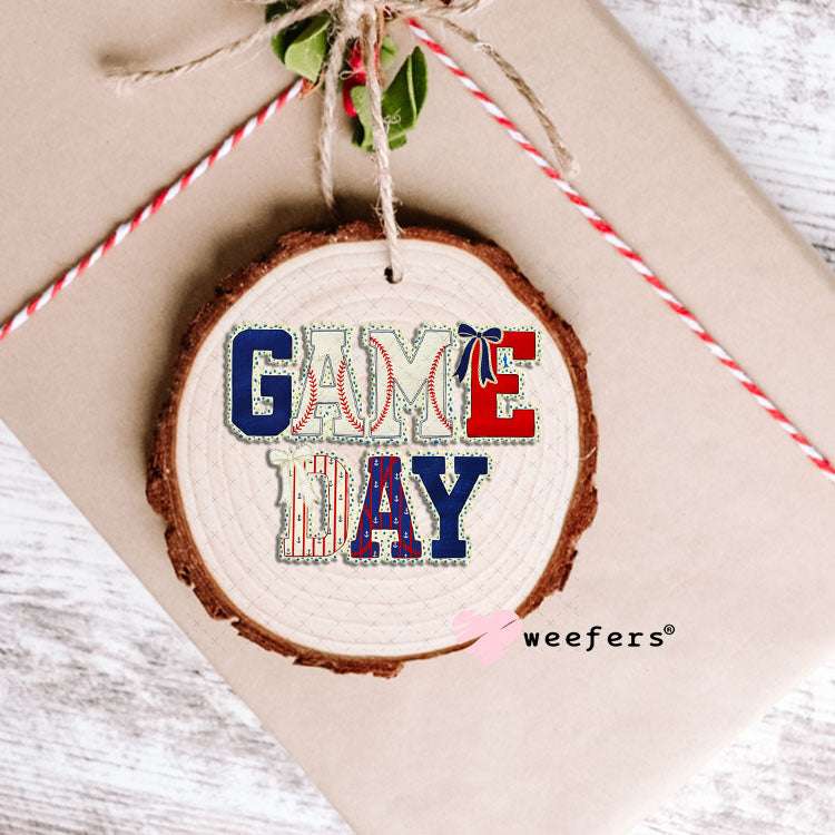 UV DTF Decal - Baseball Gameday Ornament Weefers