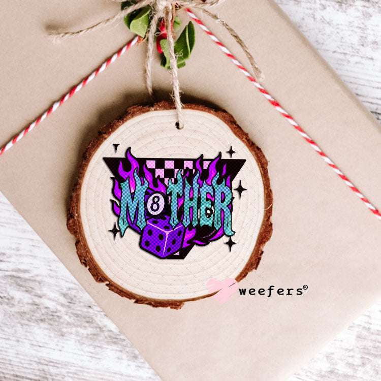 UV DTF Decal - Purple Mother Ornament Weefers