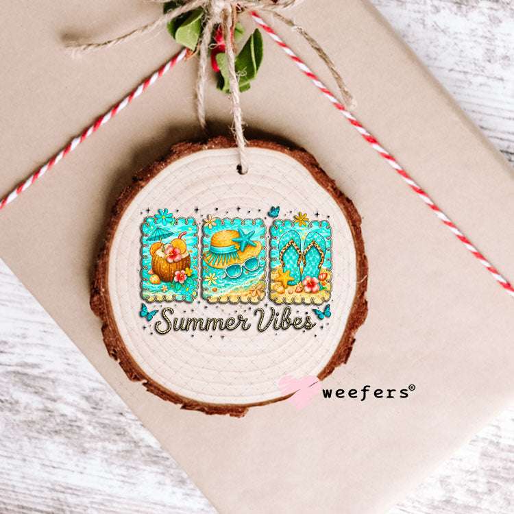 UV DTF Decal - Summber Vibes Ornament Weefers