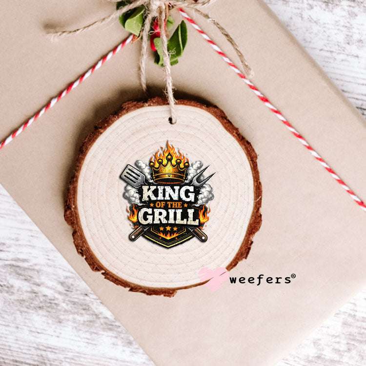 UV DTF Decal - King of the Grill Ornament Weefers