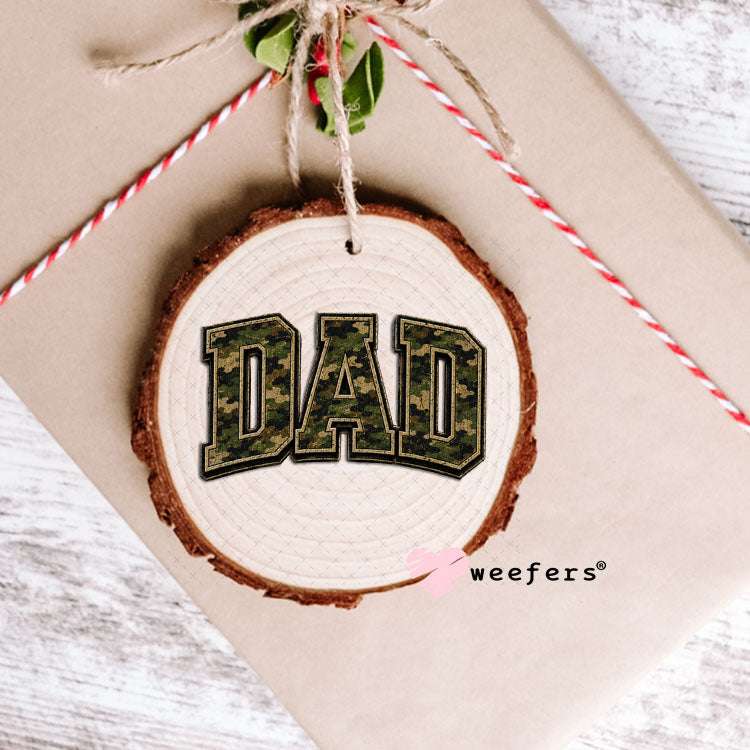 UV DTF Decal - Dad Camo Ornament Weefers