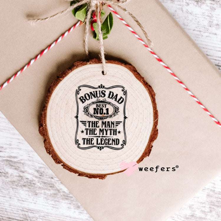 UV DTF Decal - Bonus Dad No. 1 Ornament Weefers
