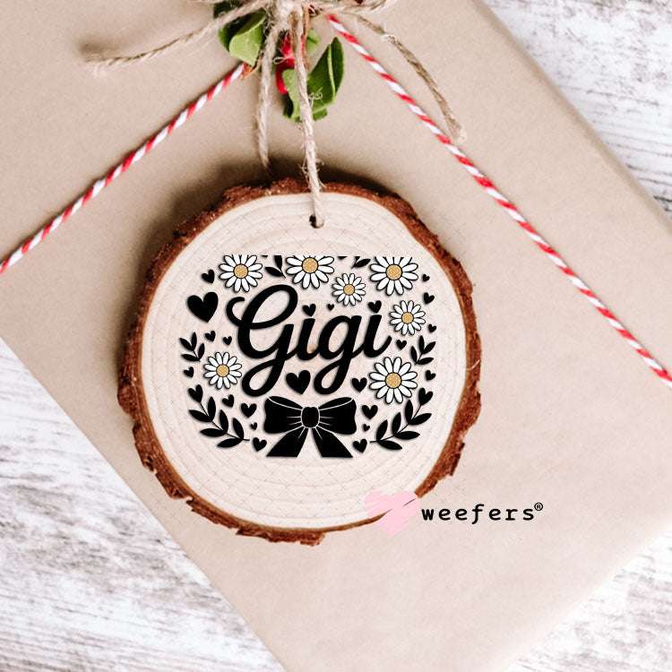 UV DTF Decal - Gigi Black Bow Ornament Weefers