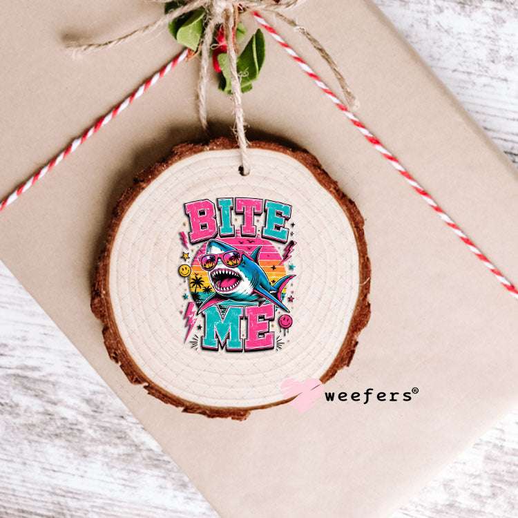 UV DTF Decal - Bite Me Shark Ornament Weefers