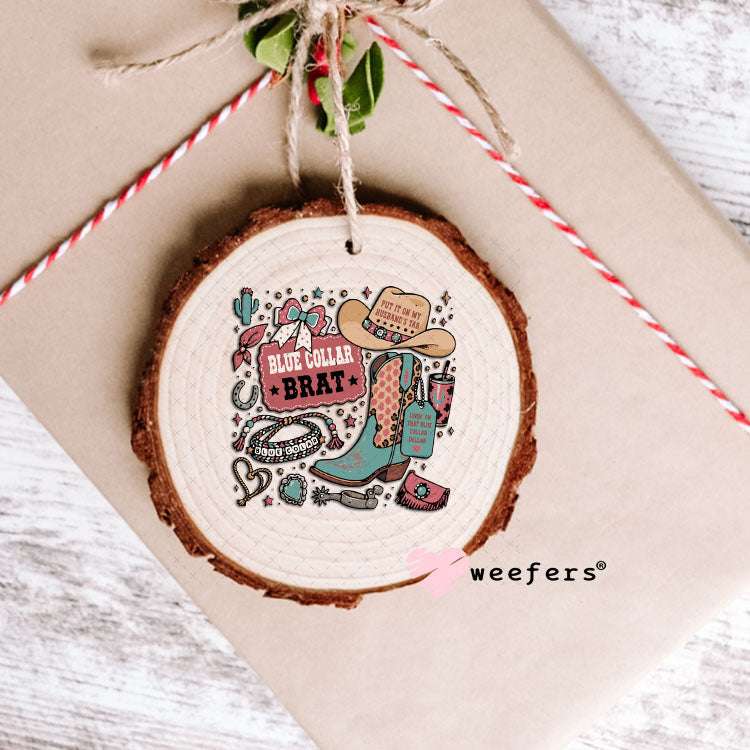 UV DTF Decal - Blue Collar Brat Ornament Weefers