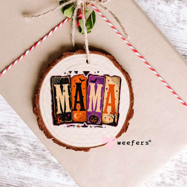 UV DTF Decal - Mama Halloween Ornament Weefers