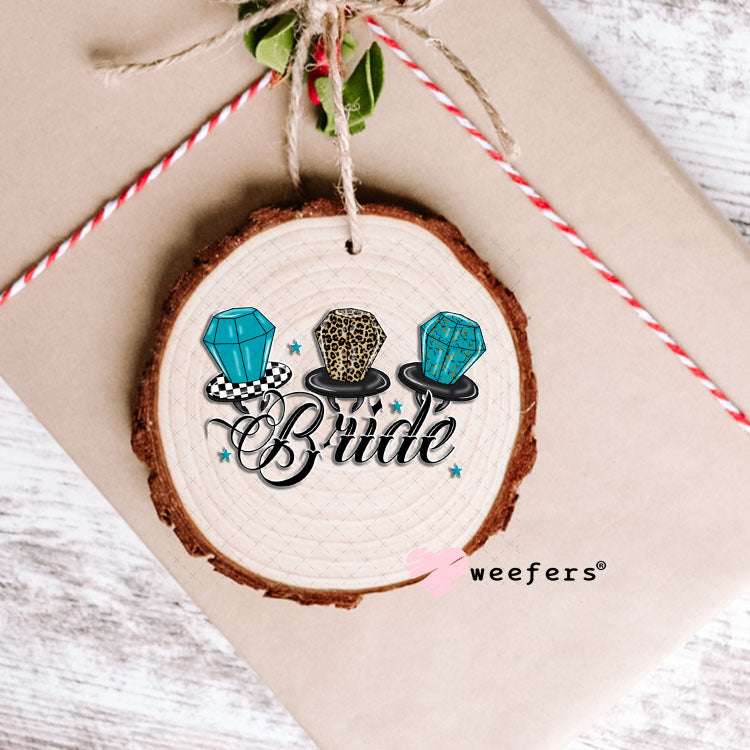 UV DTF Decal - Bride Ring Pop Ornament Weefers