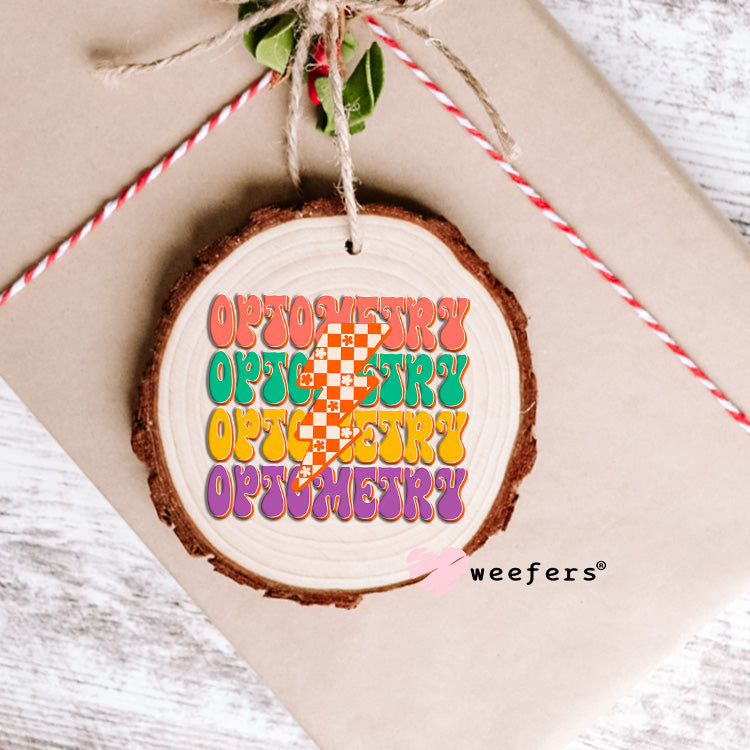 Optometry UV DTF Decal Ornament Weefers