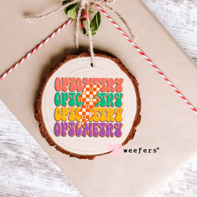 Optometry UV DTF Decal Ornament Weefers
