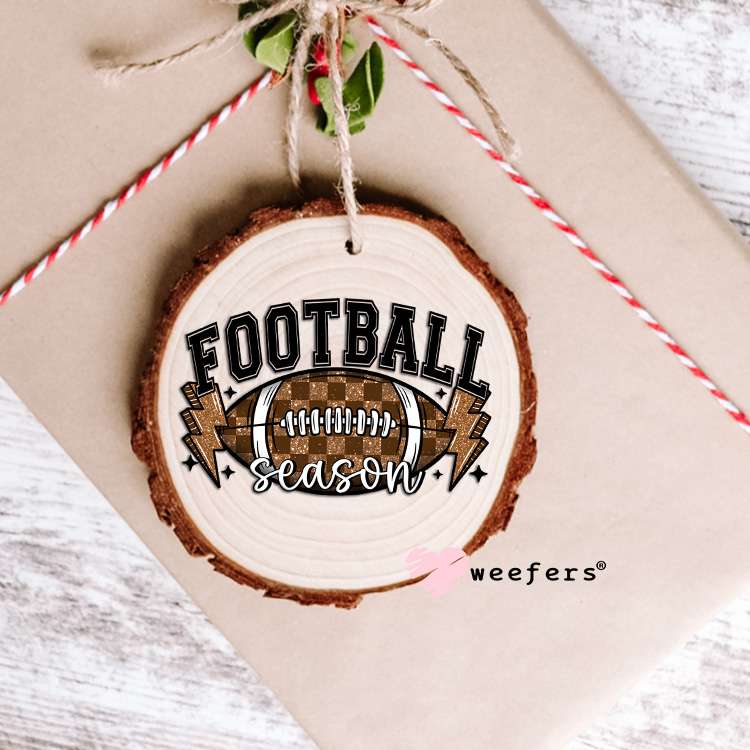 Football Season UV DTF Decal Ornament Weefers