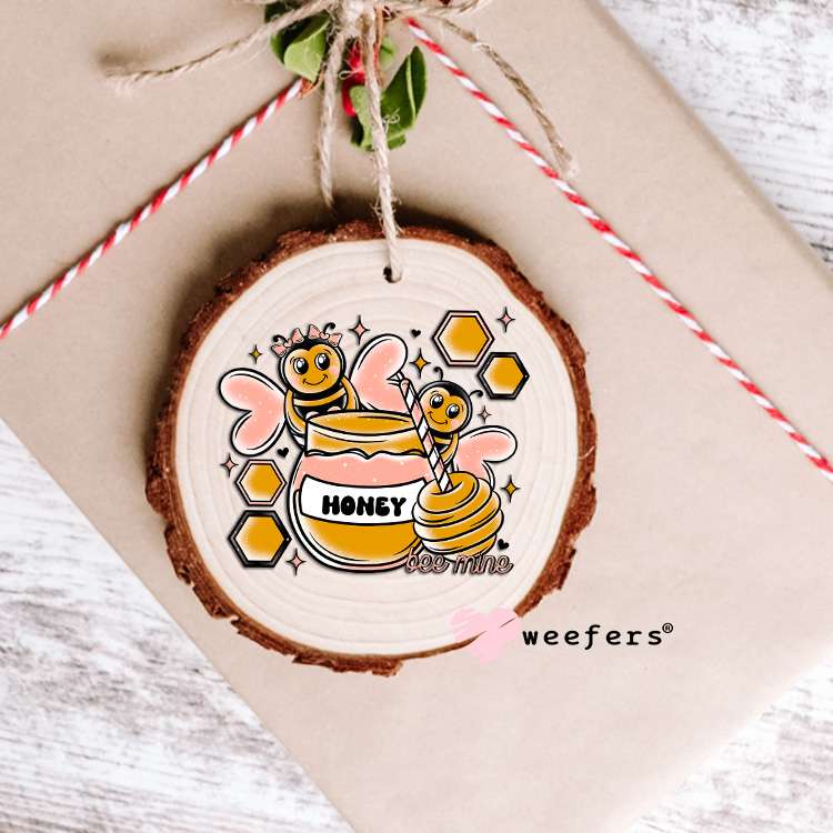 Honey Bee Mine UV DTF Decal Ornament Weefers