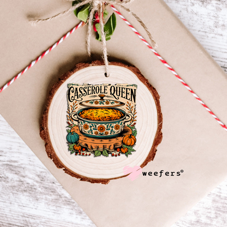 Casserole Queen UV DTF Decal Ornament Weefers