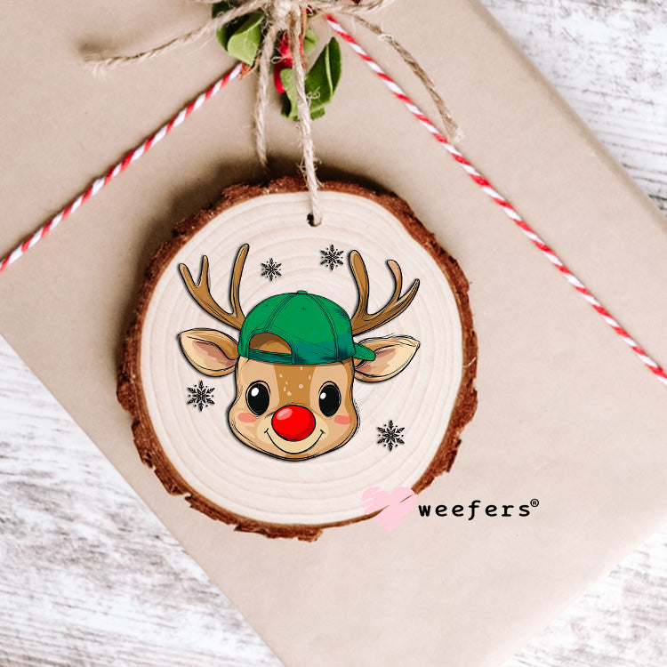 Reindeer Boy Cutie UV DTF Decal Ornament Weefers