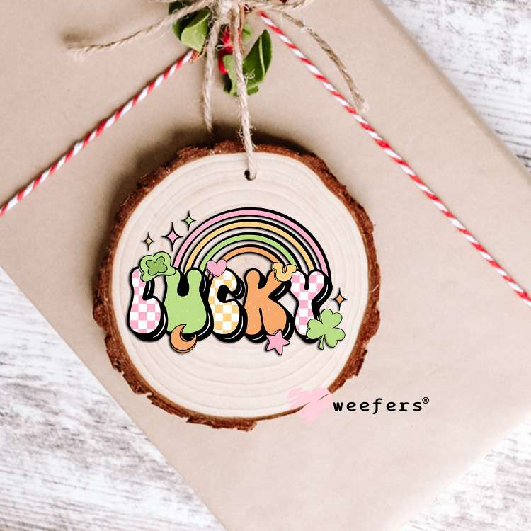 Lucky St Patrick's Day UV DTF Decal Ornament Weefers