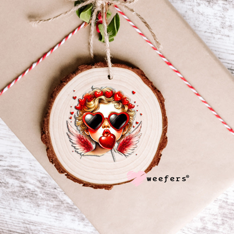Cupid Valentine UV DTF Decal Ornament Weefers