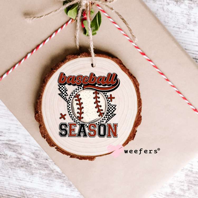 Baseball Season UV DTF Decal Ornament Weefers