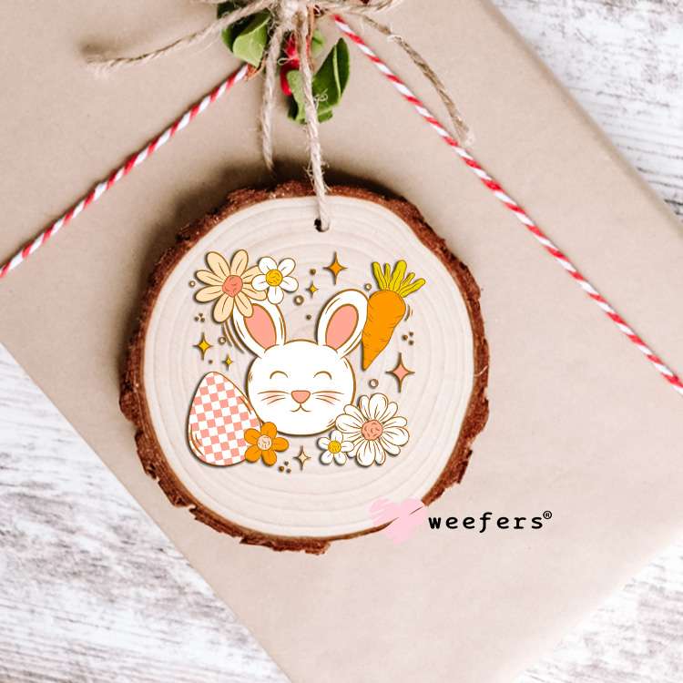 Honey Bunny Easter UV DTF Decal Ornament Weefers