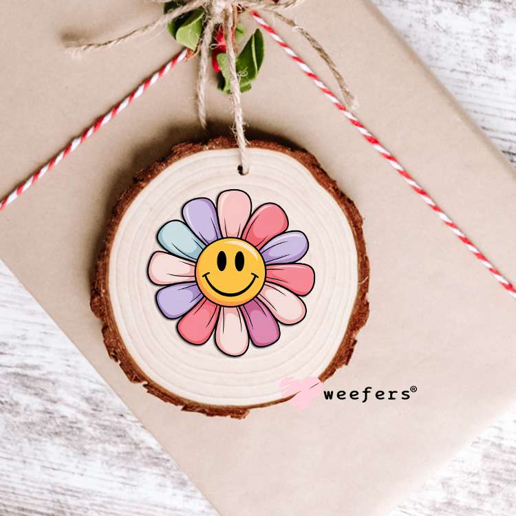Multi-Color Smile Face UV DTF Decal Ornament Weefers