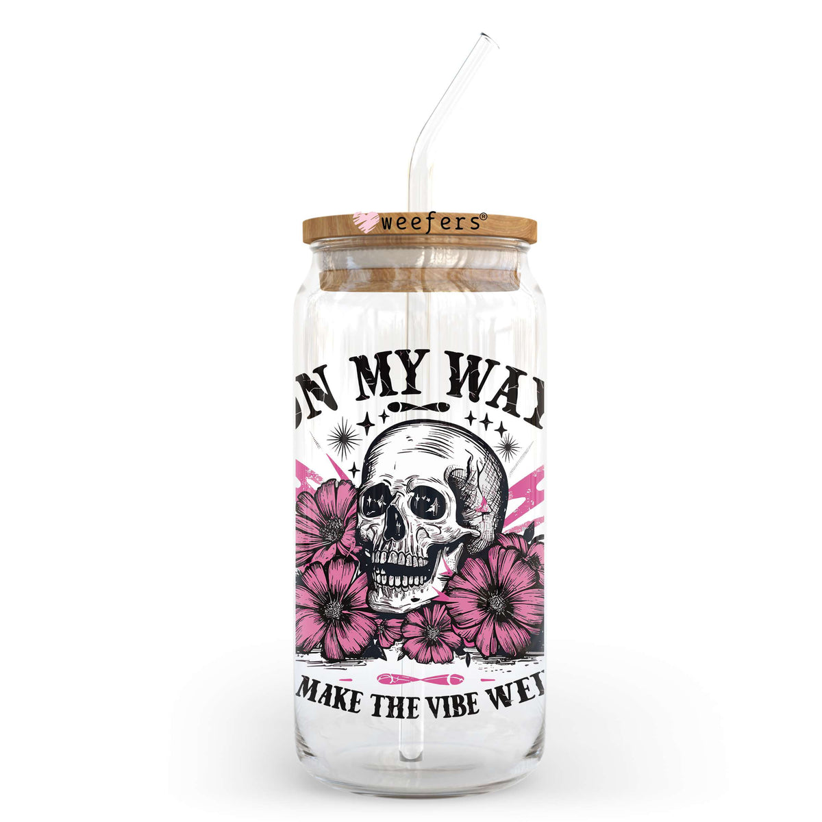 On My Way To Make The Vibe Weird 20oz Libbey Glass Can, 34oz Hip Sip, 40oz Tumbler, 24oz Cold Cup UV DTF or Sublimation Decal Transfer Weefers