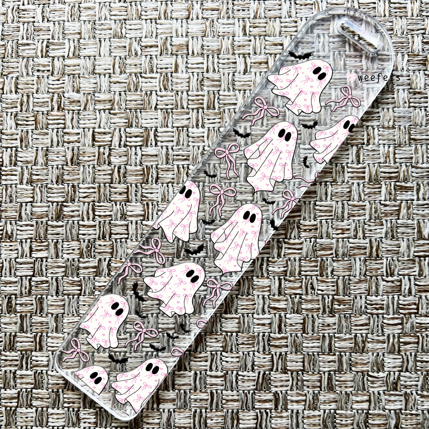 Coquette Ghosts Bookmark UV DTF Decal Weefers