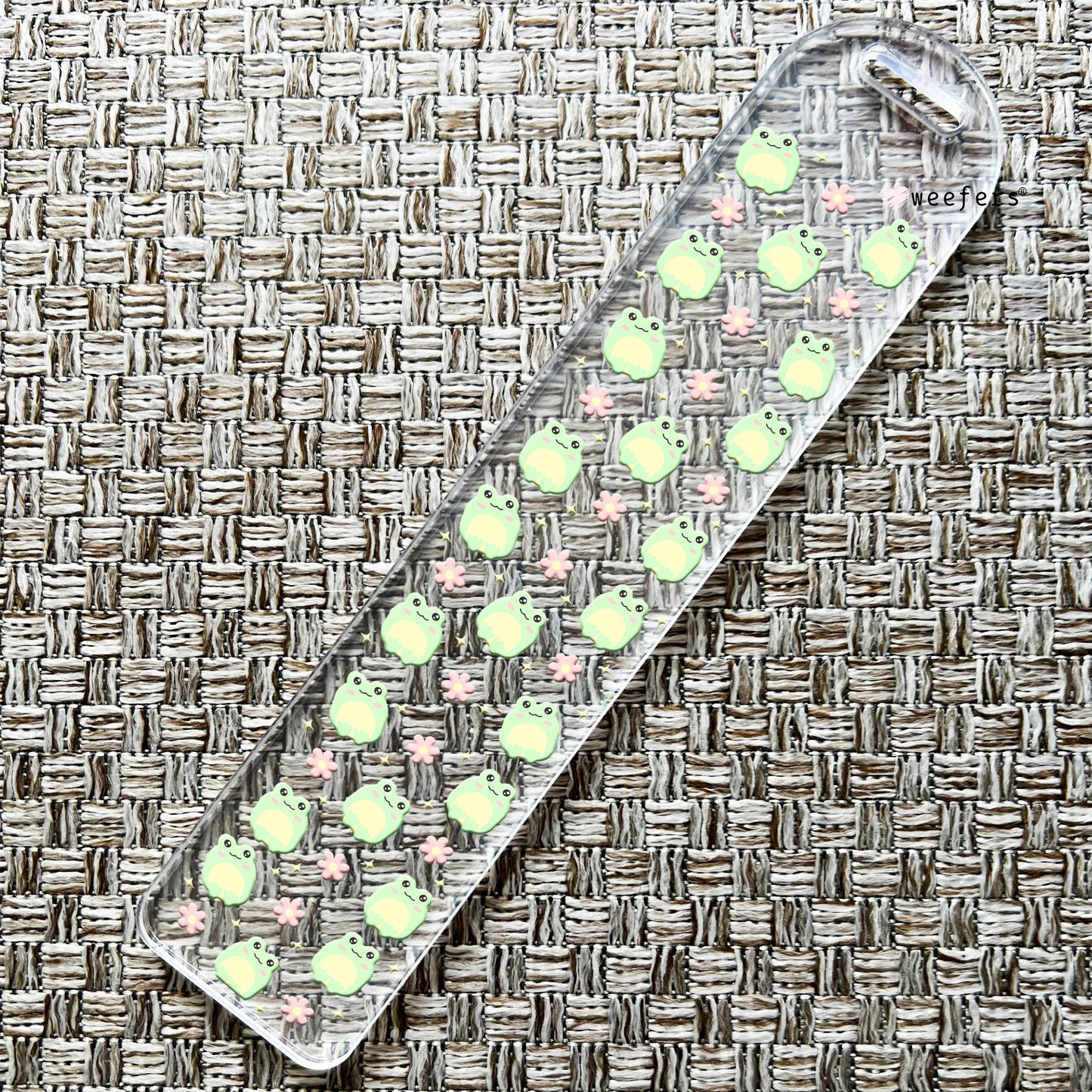 Ting Frogs Bookmark UV DTF Decal Weefers