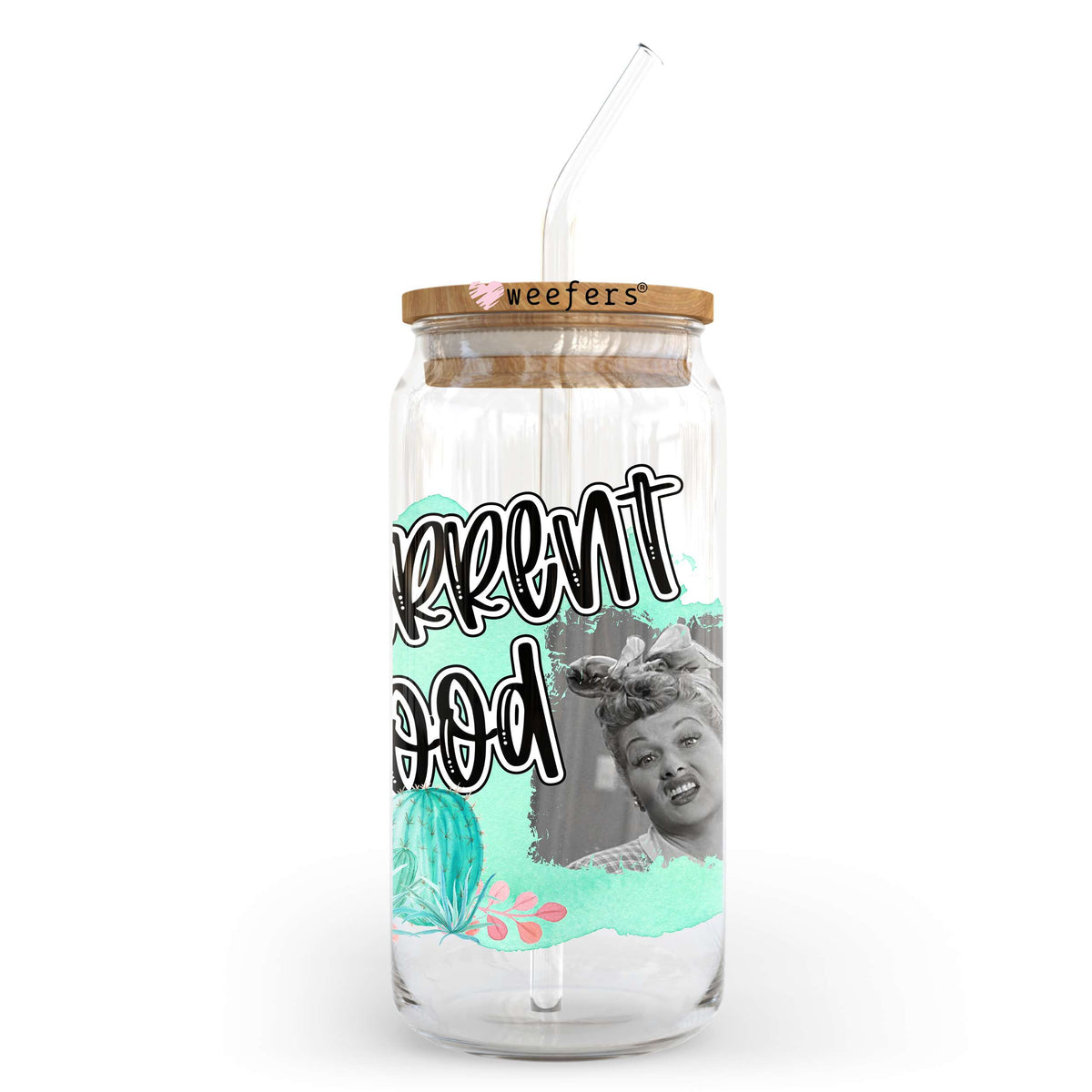 Current Mood 20oz Libbey Glass Can, 34oz Hip Sip, 40oz Tumbler, 24oz Cold Cup UV DTF or Sublimation Decal Transfer Weefers