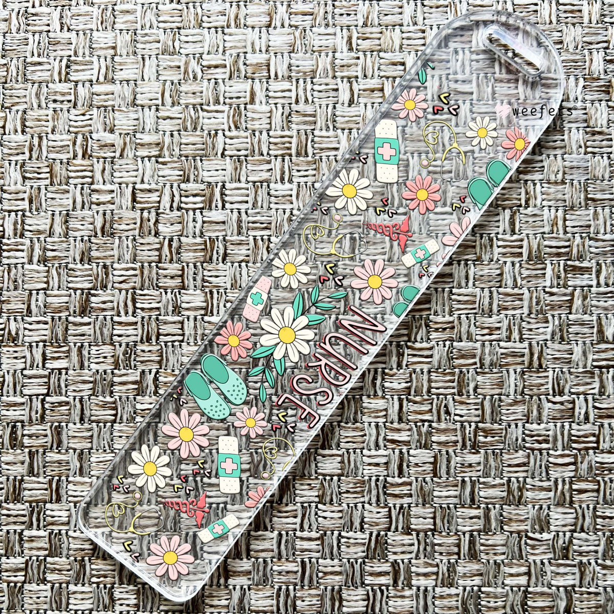 Nurse Bookmark UV DTF Decal Weefers