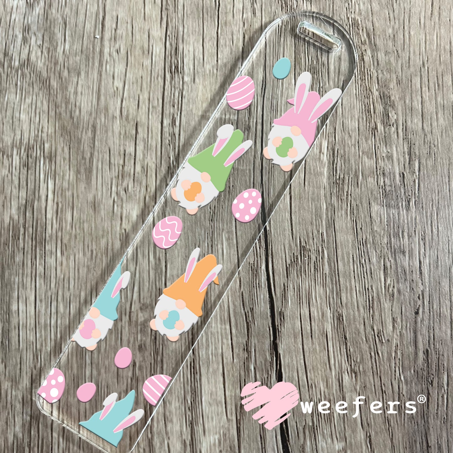 Pastel Easter Gnomes UV DTF Cup Wrap Bookmark Weefers