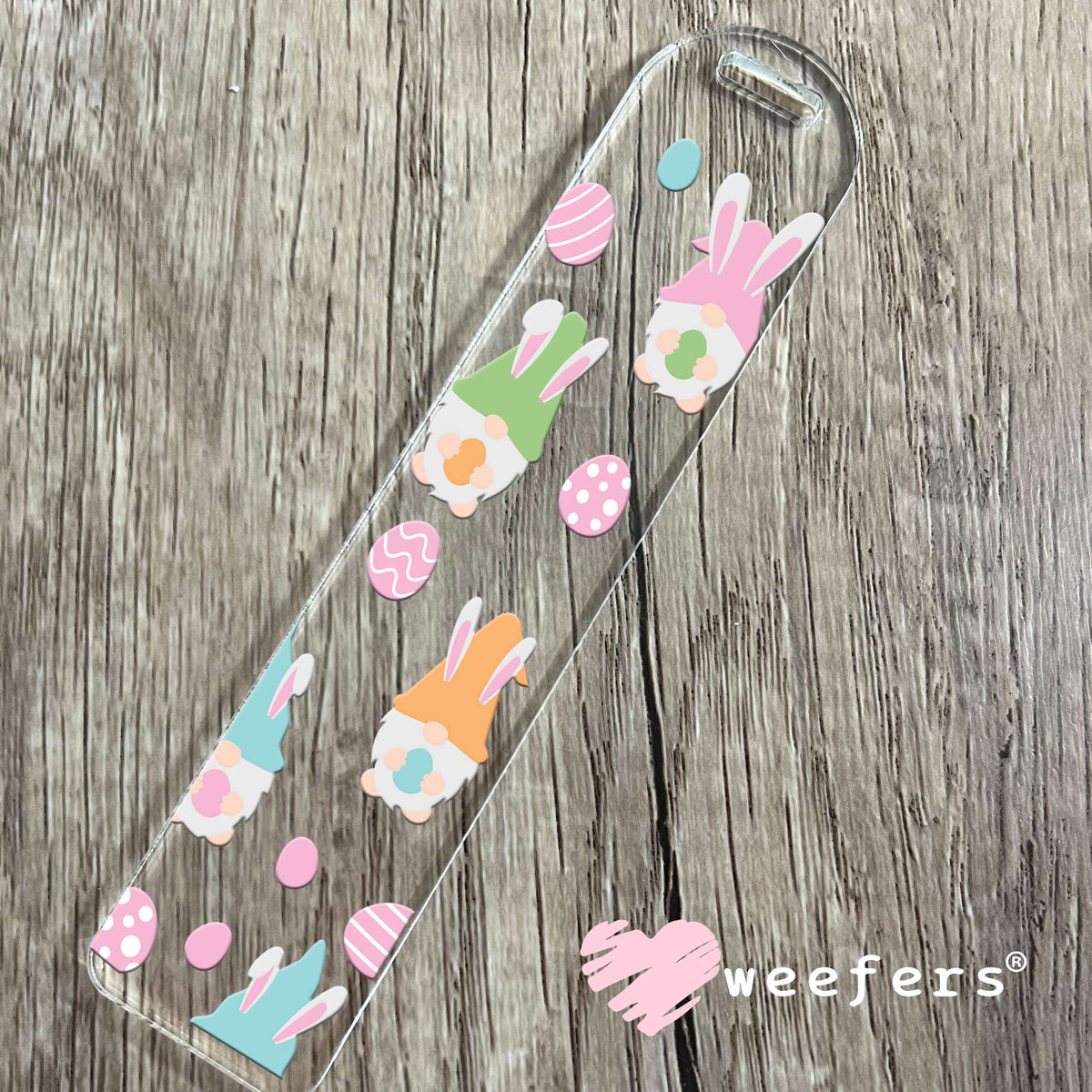 Pastel Easter Gnomes UV DTF Cup Wrap Bookmark Weefers