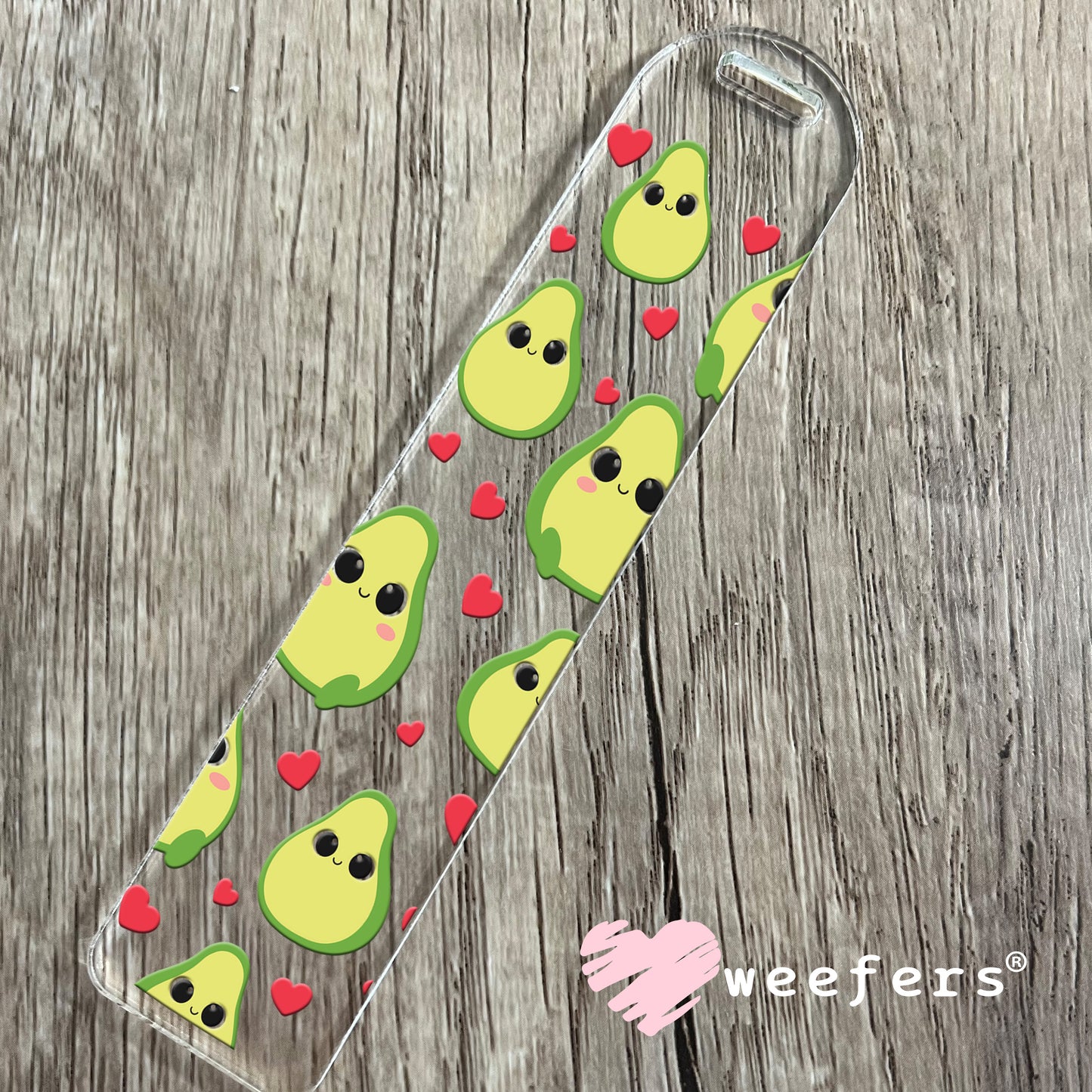 Avocado Friends UV DTF Cup Wrap Bookmark Weefers