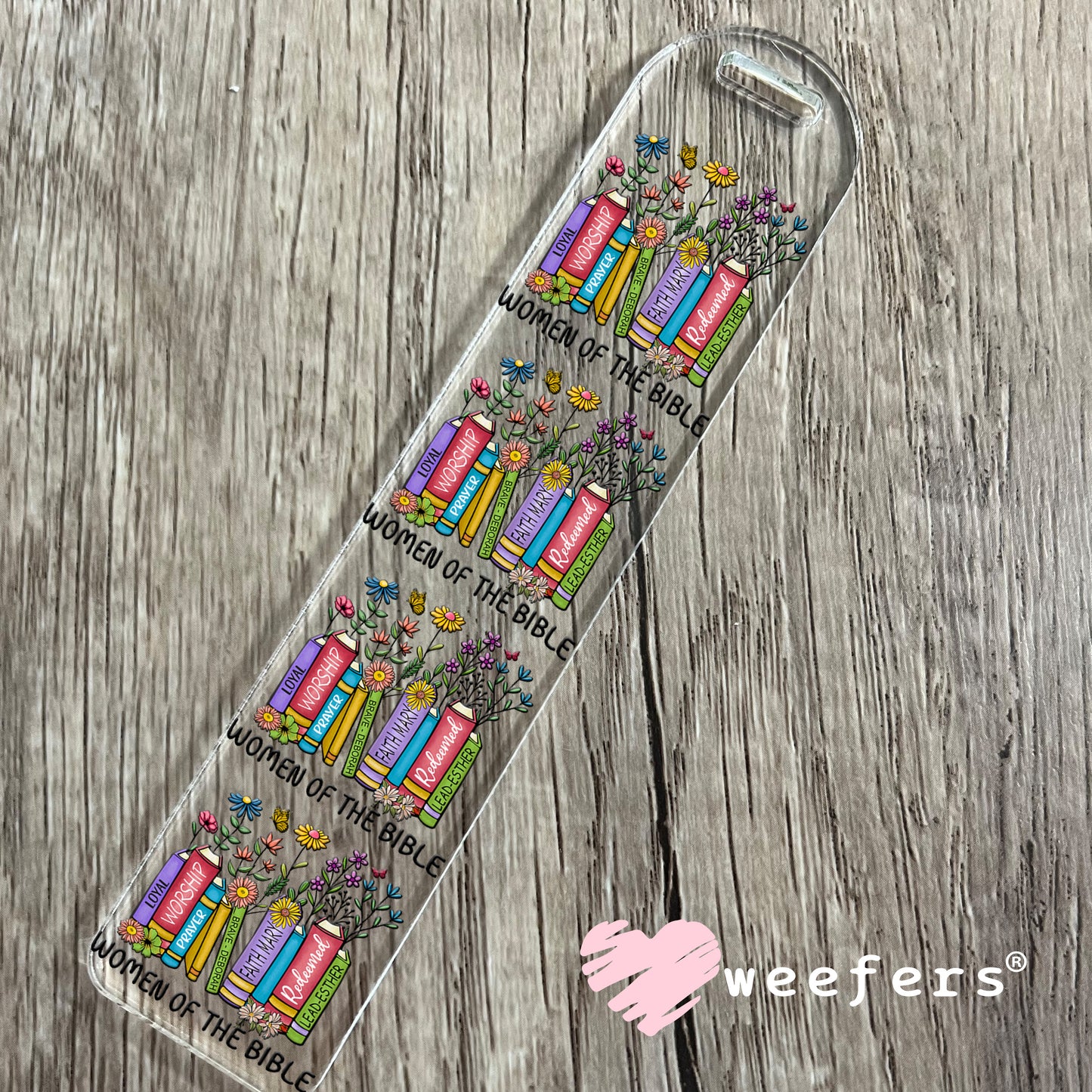 Women of the Bible UV DTF Decal Bookmark Weefers