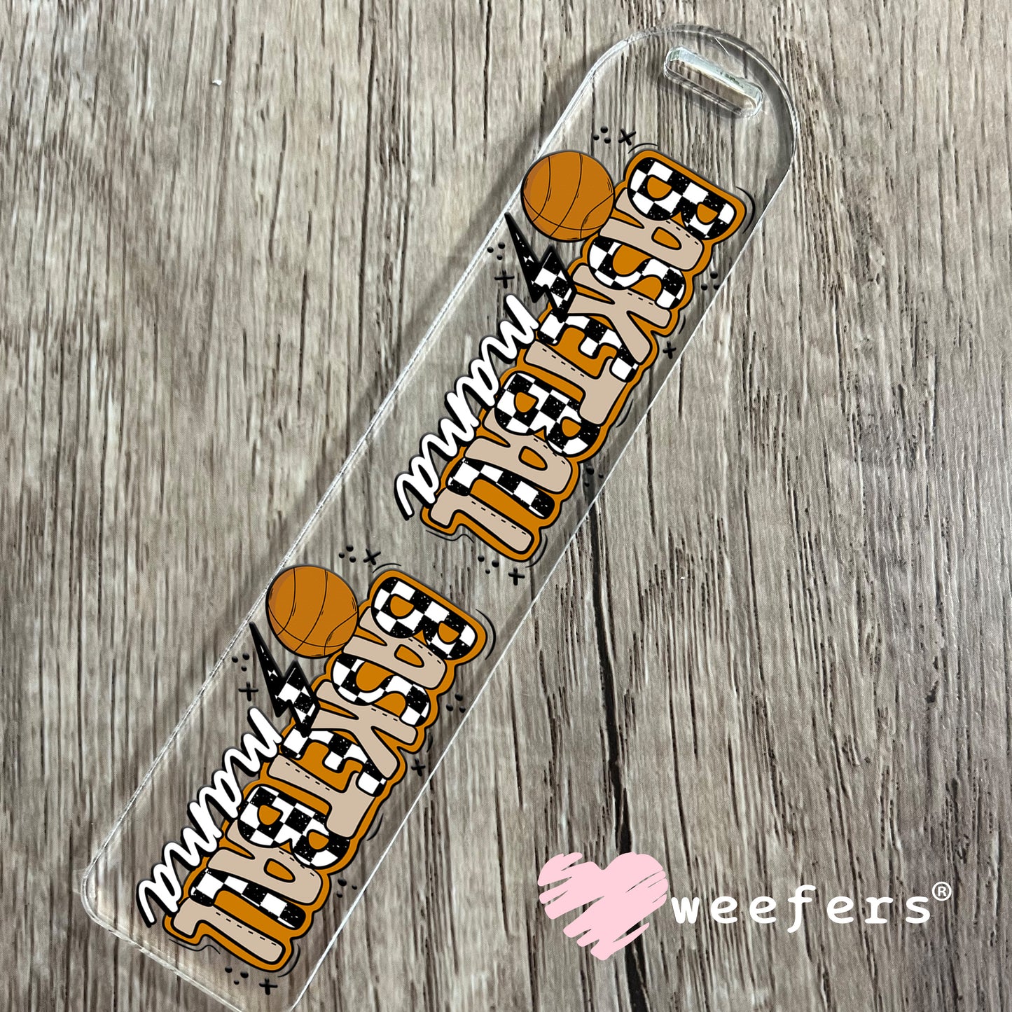Basketball Mama UV DTF Cup Wrap Bookmark Weefers