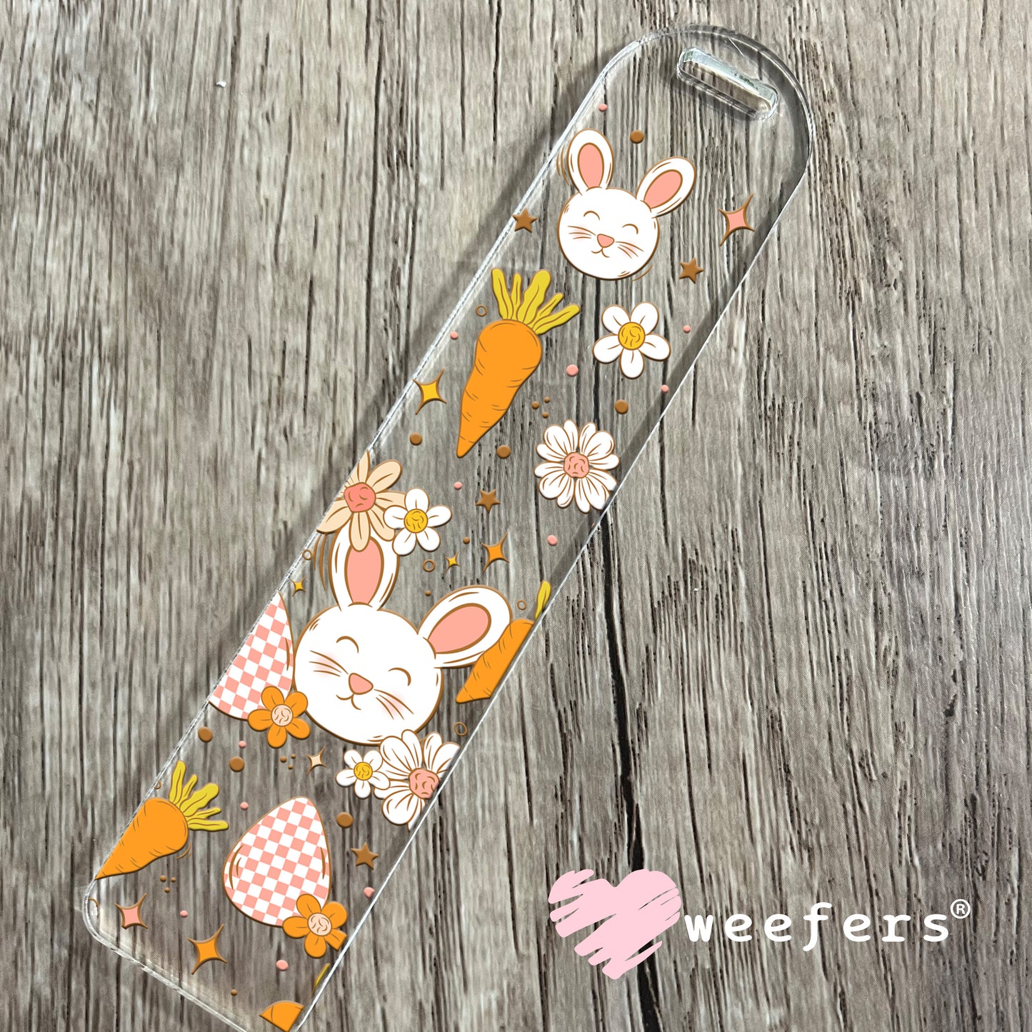 Easter Bunny's Favorite Things UV DTF Cup Wrap Bookmark Weefers