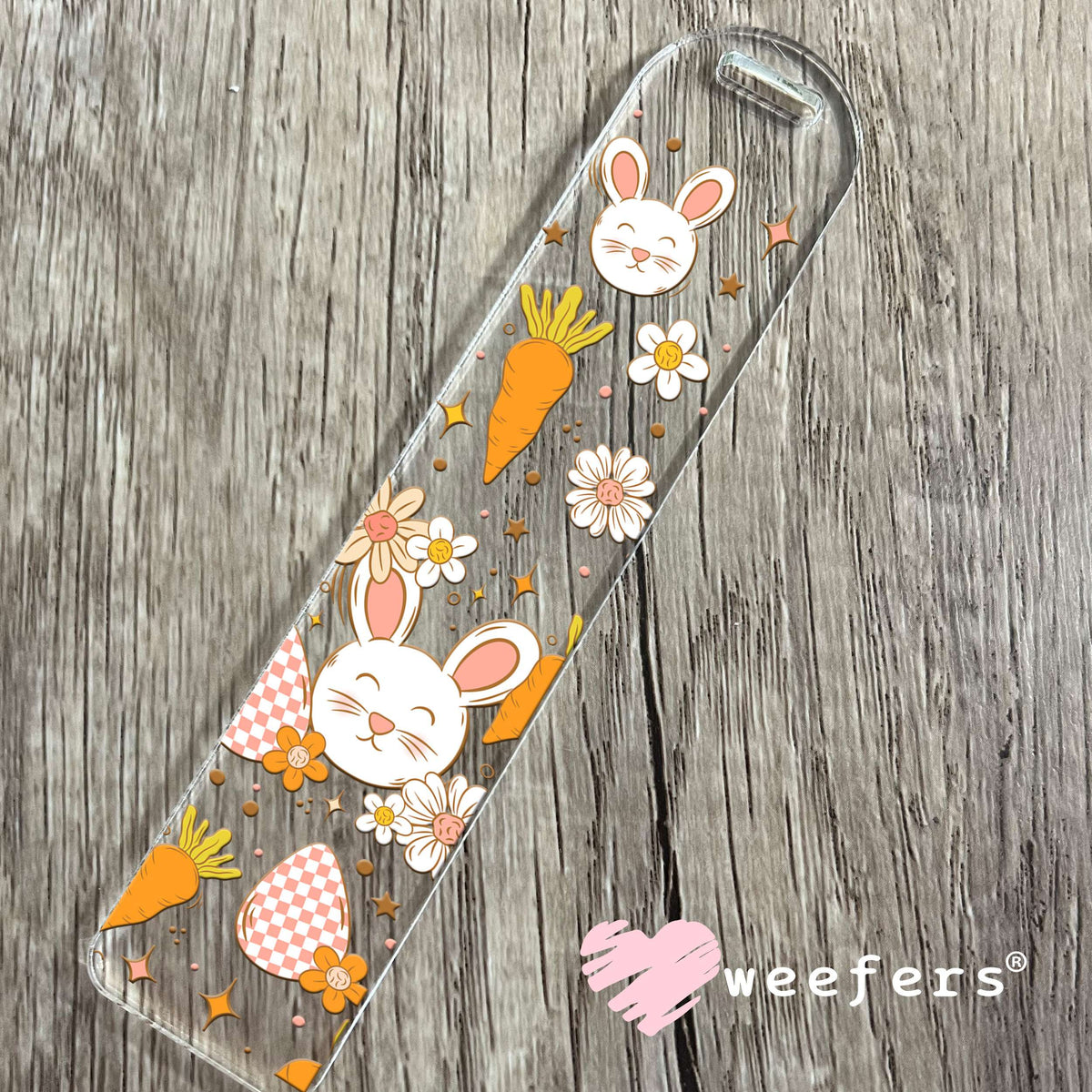 Easter Bunny's Favorite Things UV DTF Cup Wrap Bookmark Weefers