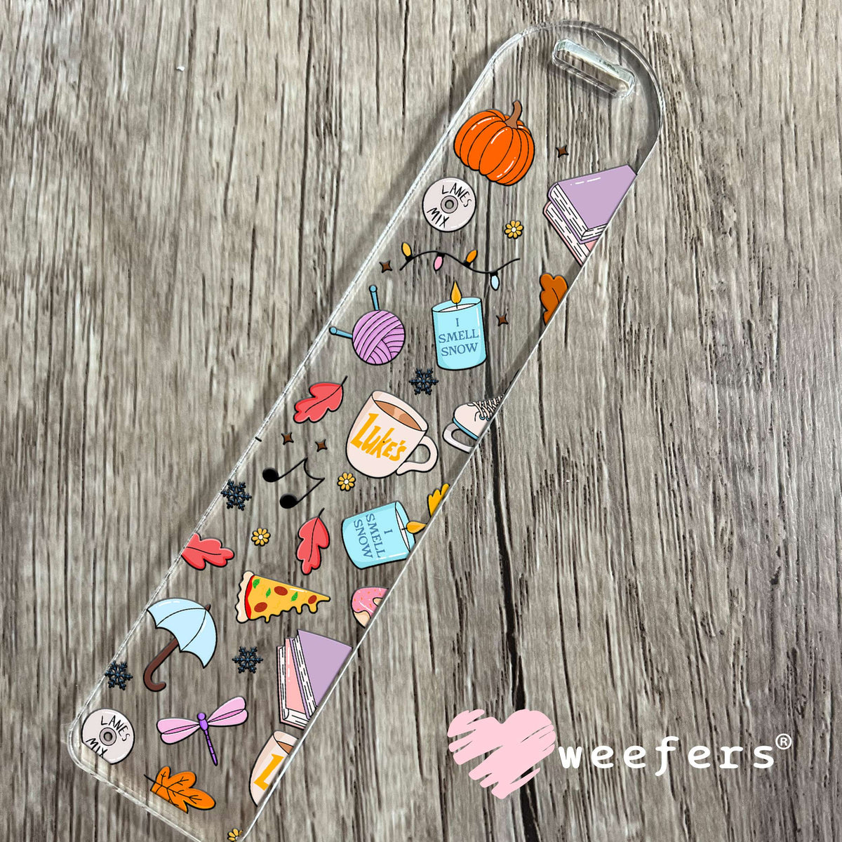 Gillymore Girls Favorite Things UV DTF Cup Wrap Bookmark Weefers
