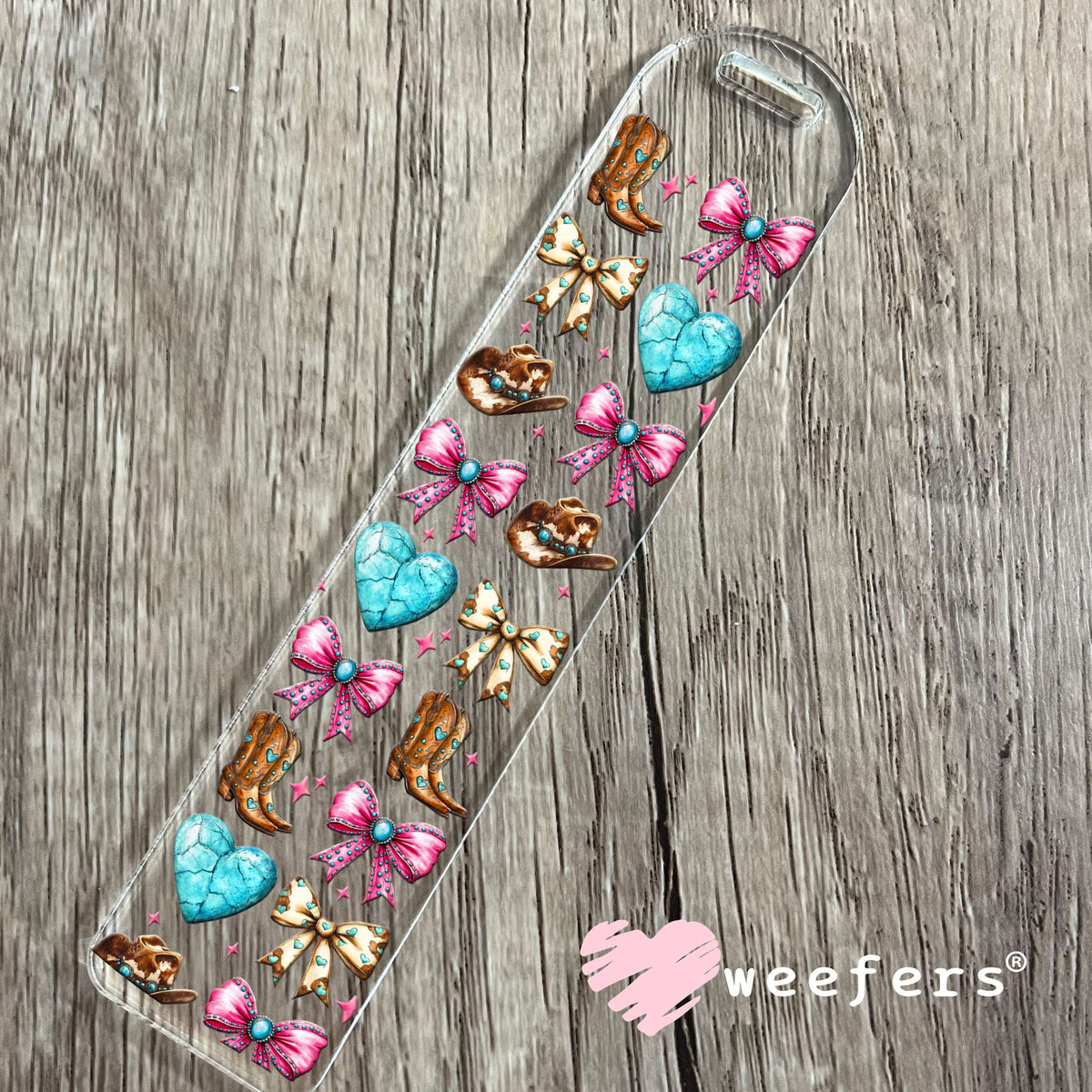 Cowgirl Girly Favorite Things UV DTF Cup Wrap Bookmark Weefers