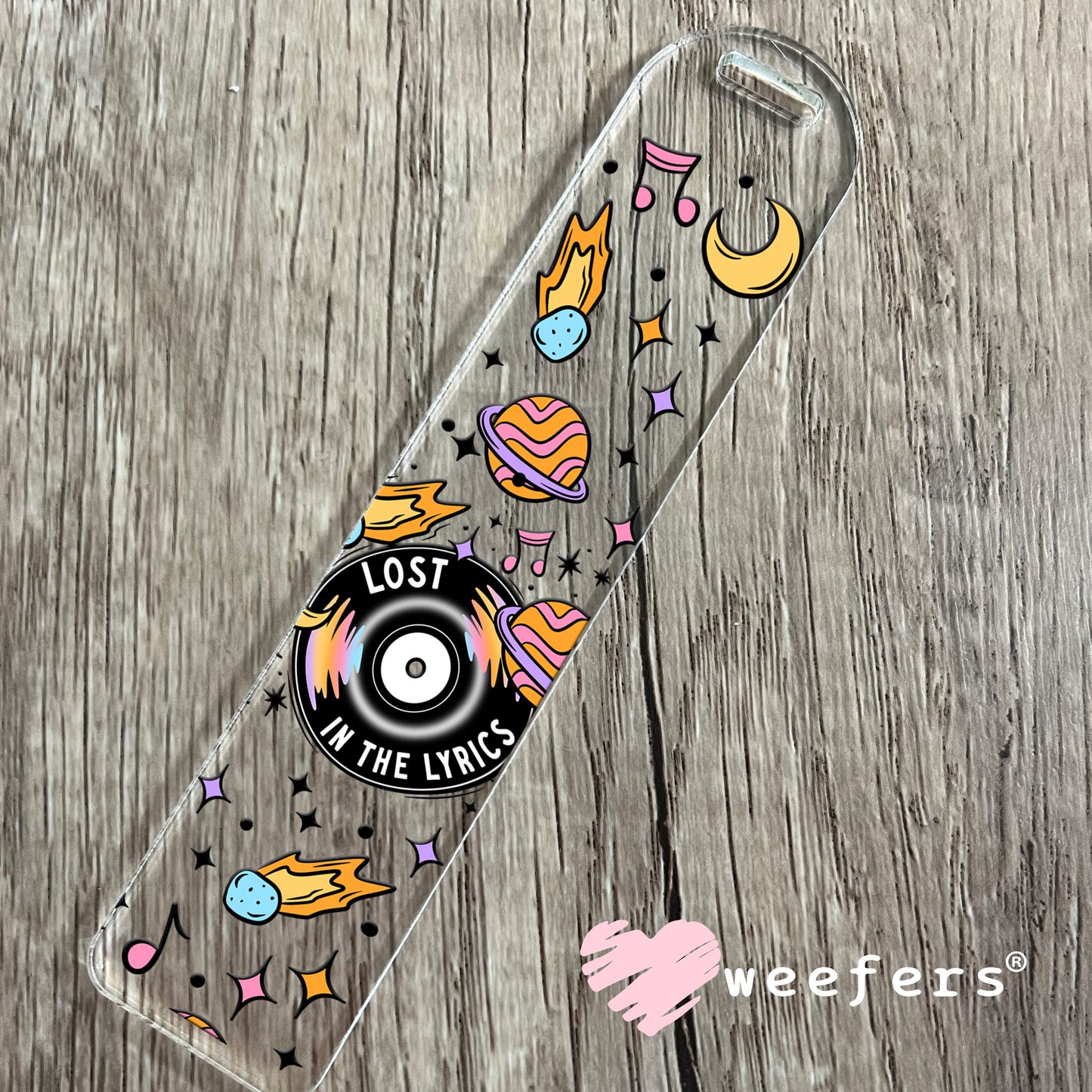Lost in the Lyrics UV DTF Cup Wrap Bookmark Weefers