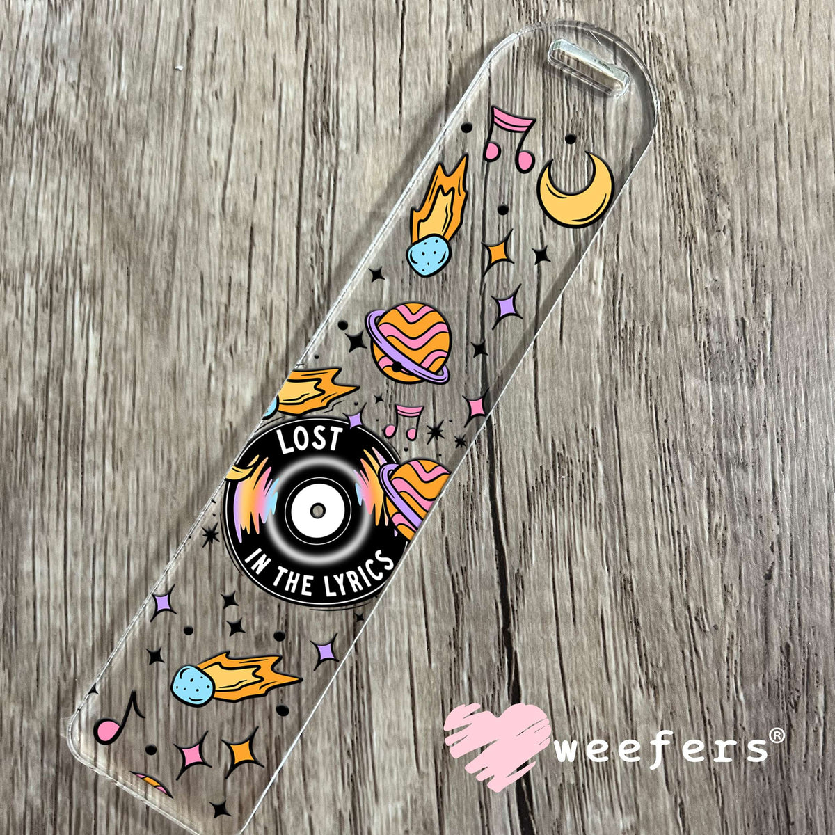 Lost in the Lyrics UV DTF Cup Wrap Bookmark Weefers