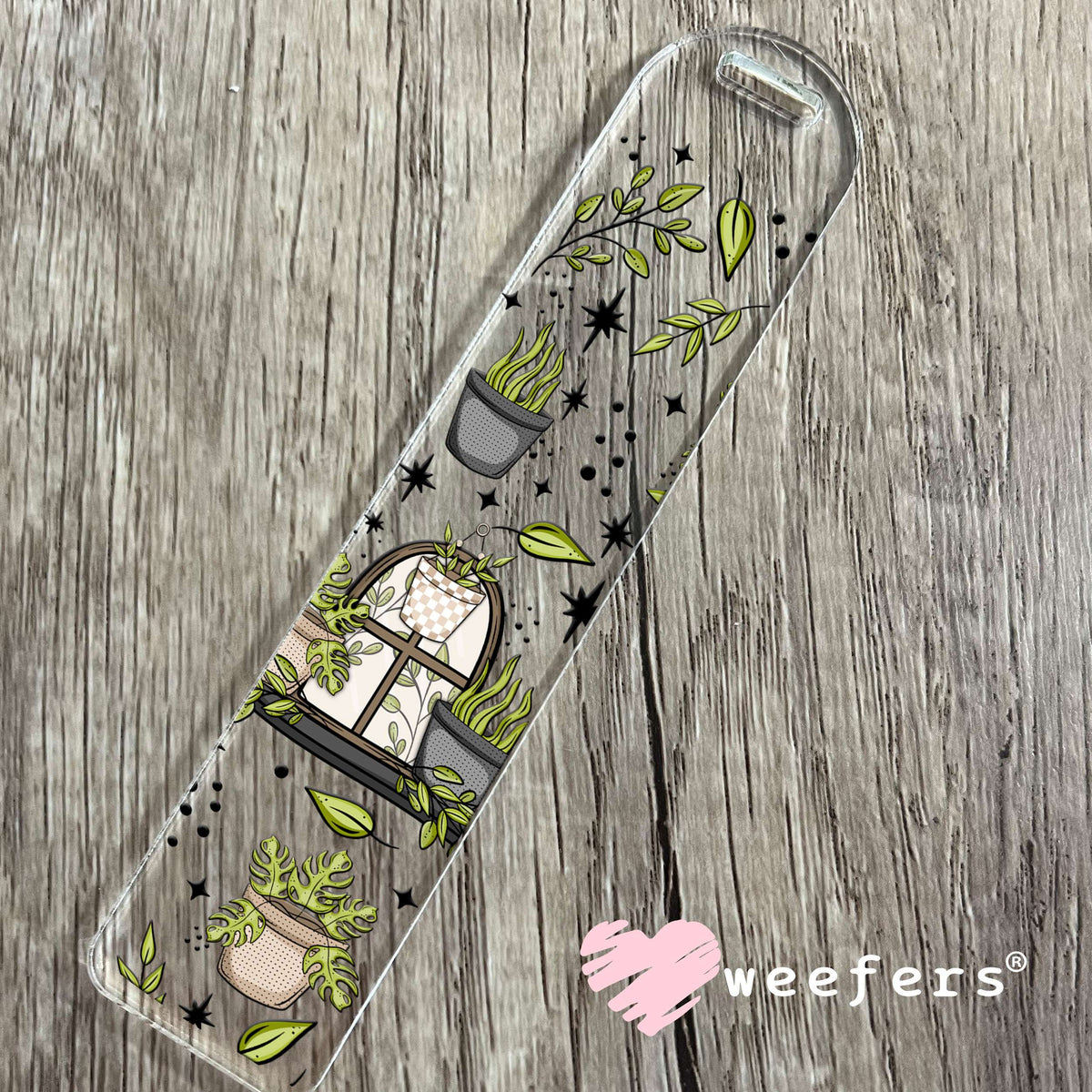 Plant Vibes UV DTF Cup Wrap Bookmark Weefers