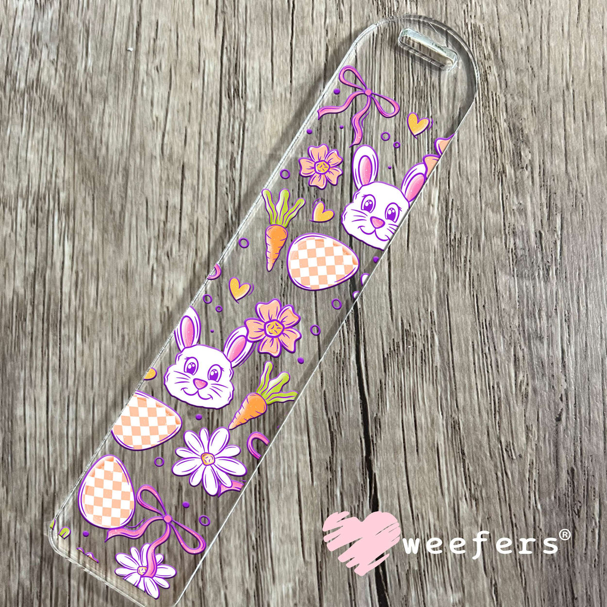 Honey Bunny Easter Faces UV DTF Cup Wrap Bookmark Weefers