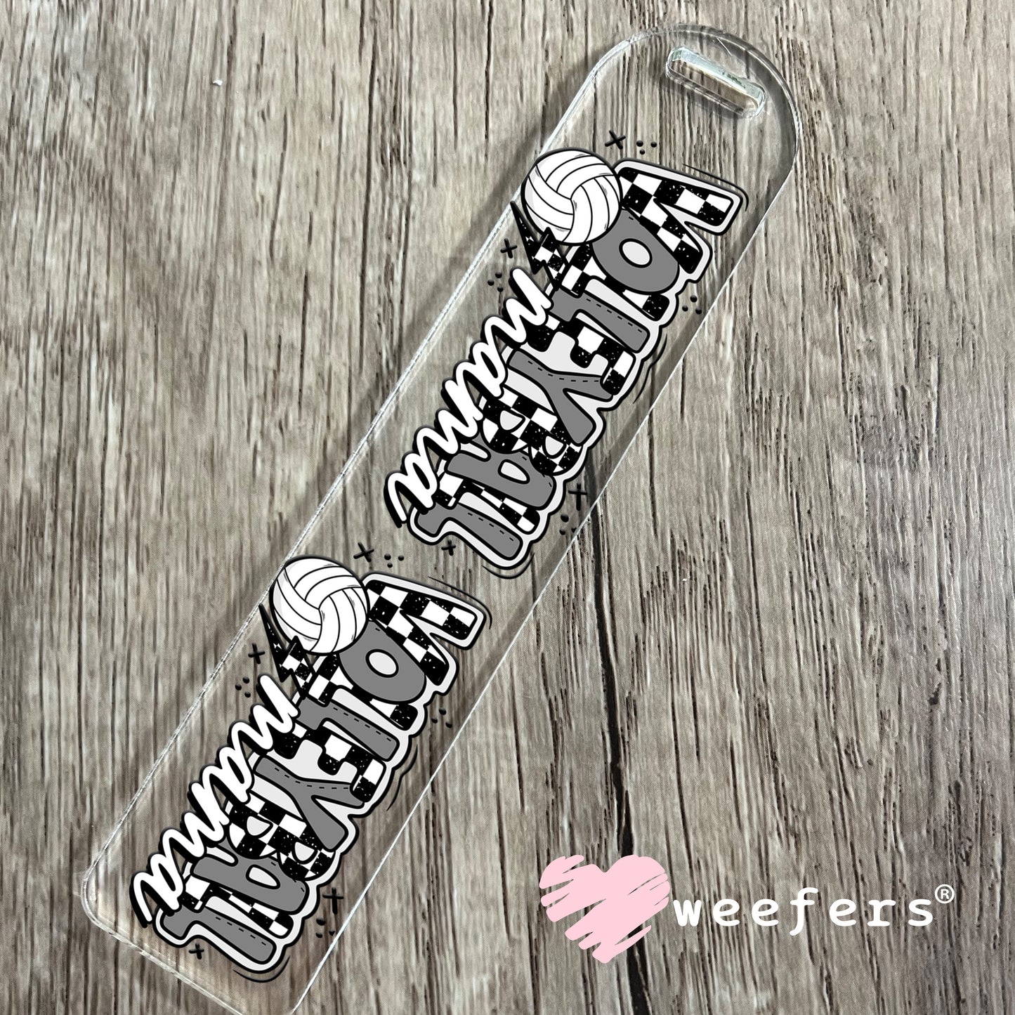 Volleyball Mama UV DTF Cup Wrap Bookmark Weefers